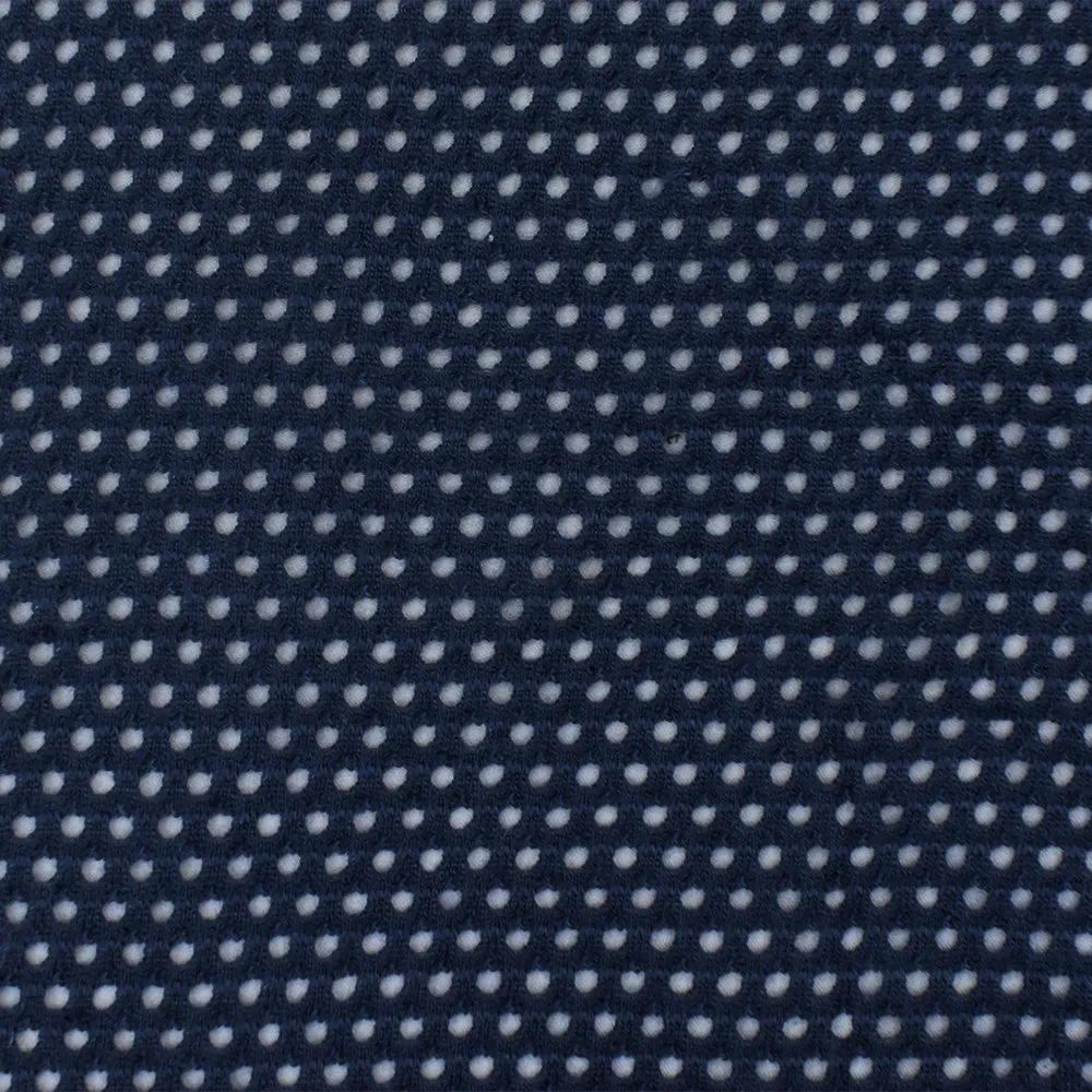 1 YD PC-Navy Blue Solid Stretch Spandex Polyester Athletic Mesh Knit Fabric