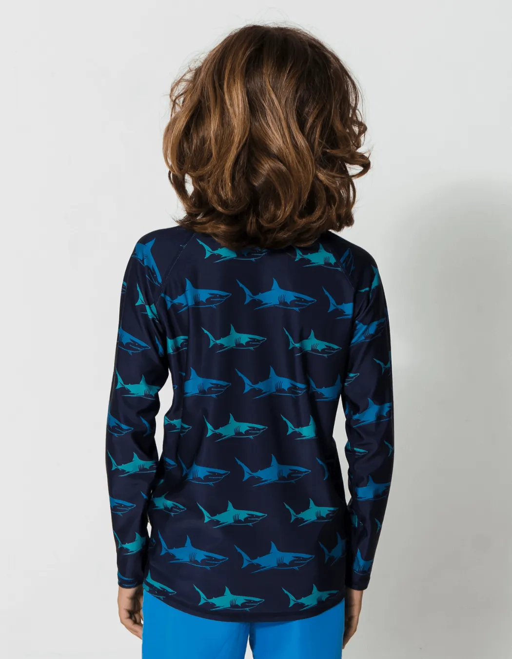 ABZ - Blue Shark Rash Guard
