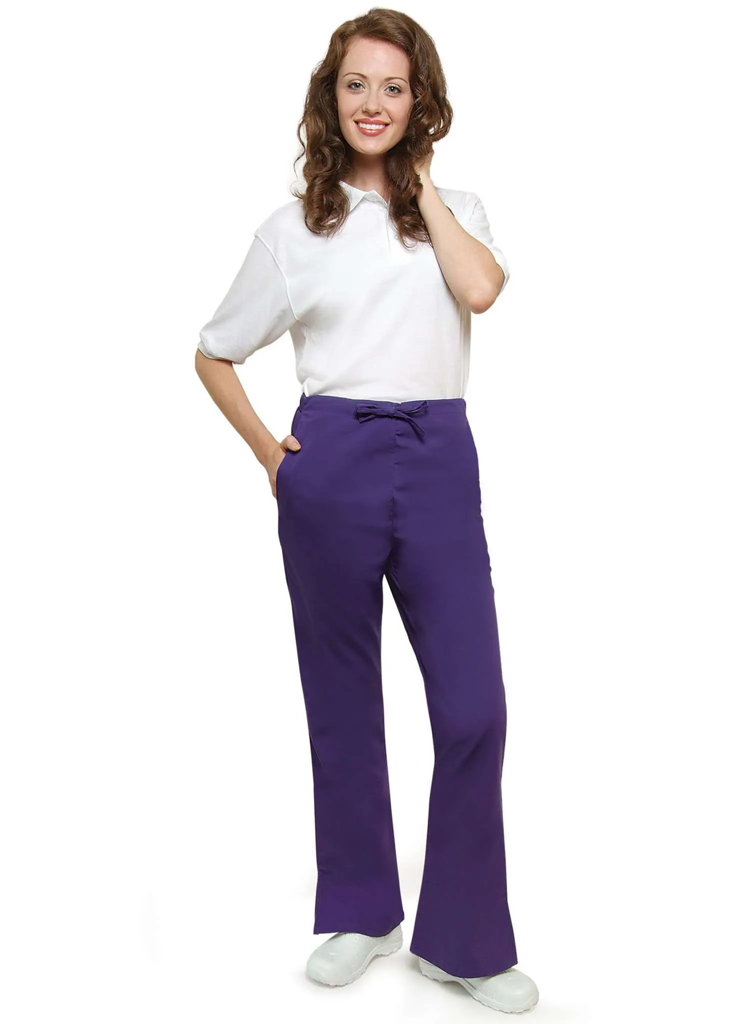 Adar Universal Flare Leg Natural-Rise Drawstring Pants Tall