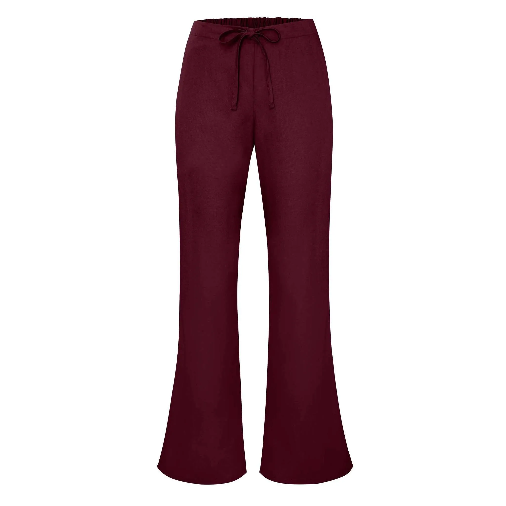 Adar Universal Flare Leg Natural-Rise Drawstring Pants Tall