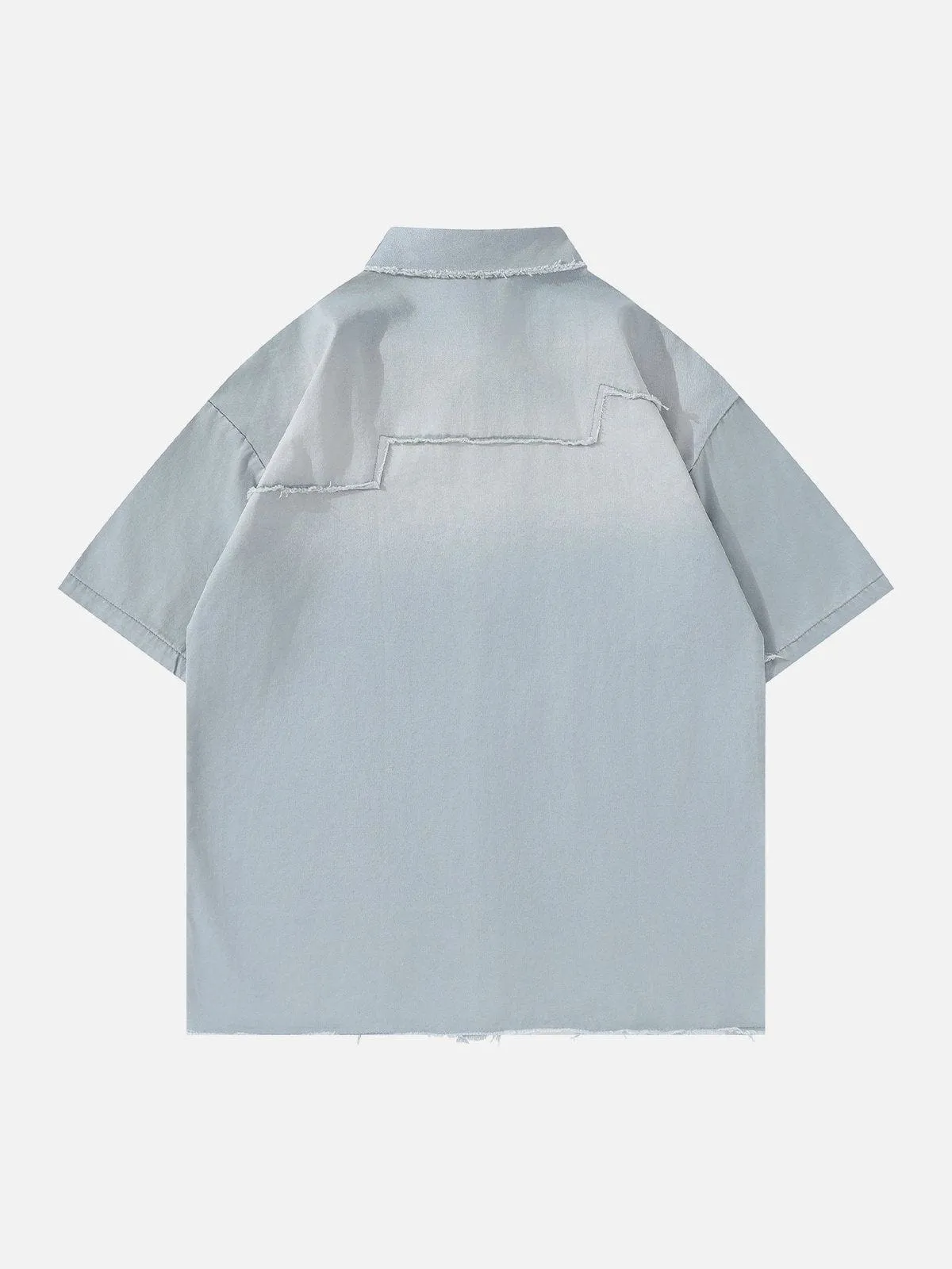 Aelfric Eden Fringe Denim Short Sleeve Shirt