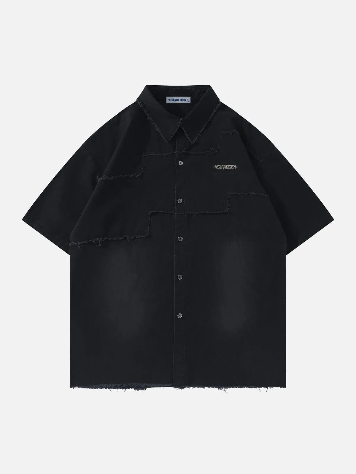 Aelfric Eden Fringe Denim Short Sleeve Shirt