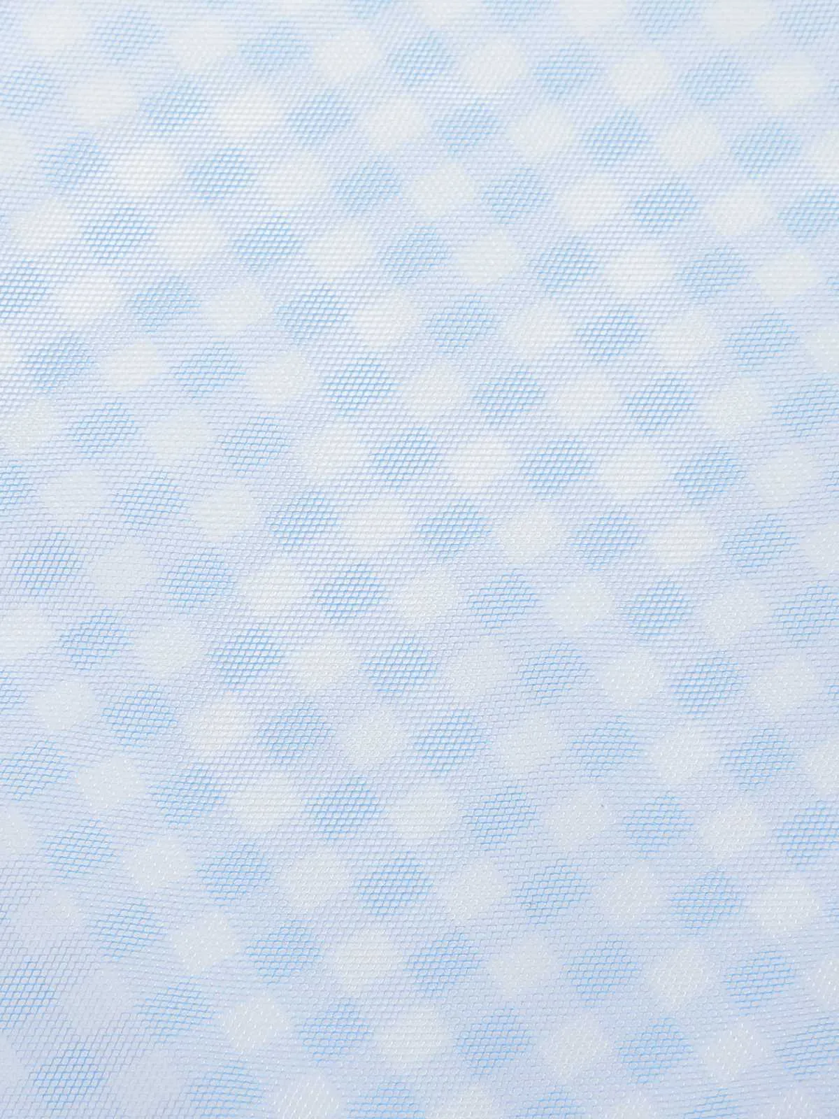 Blue 1950s Plaids Mesh Cover-Up