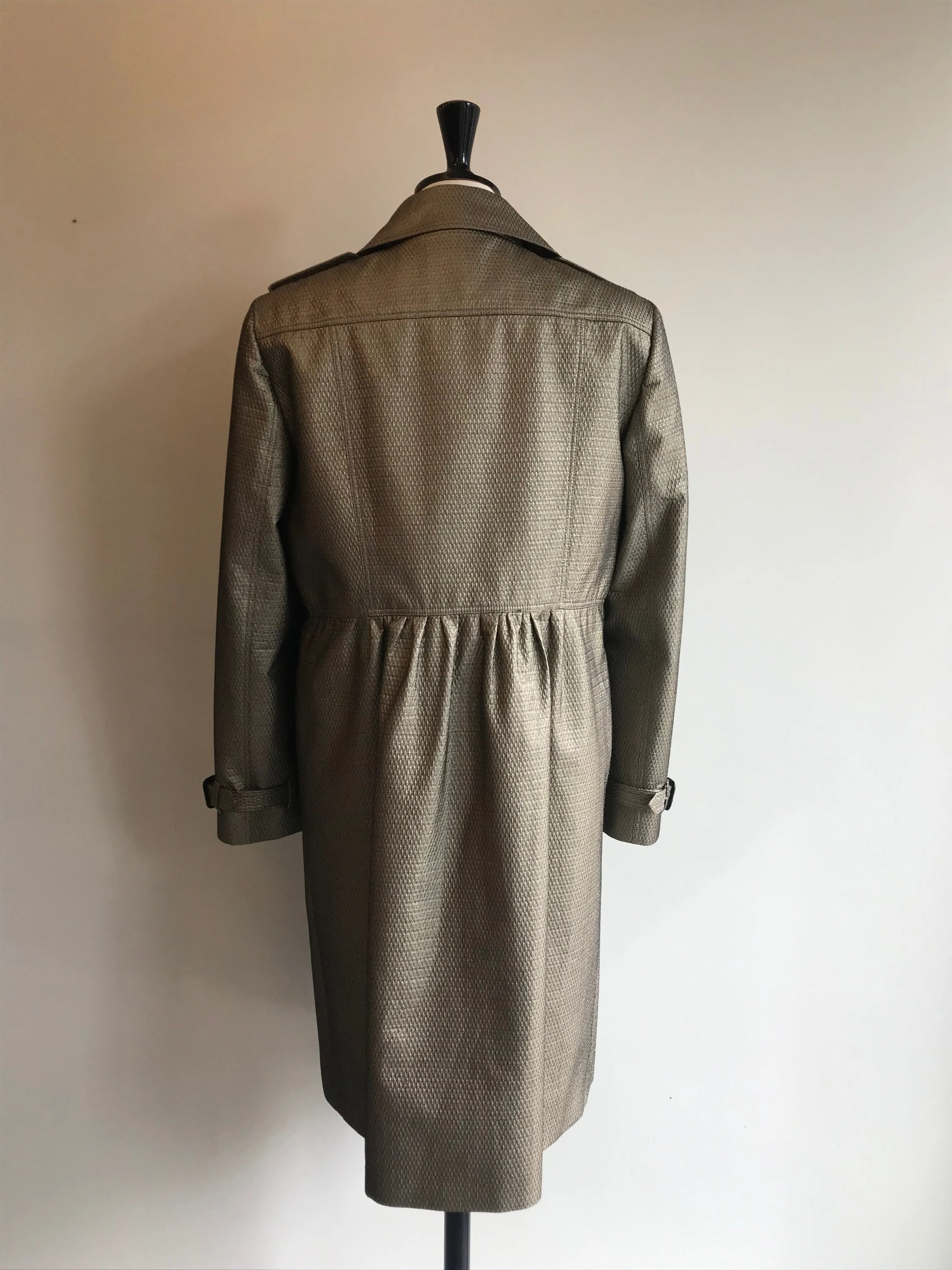 Bronze Jacquard Coat