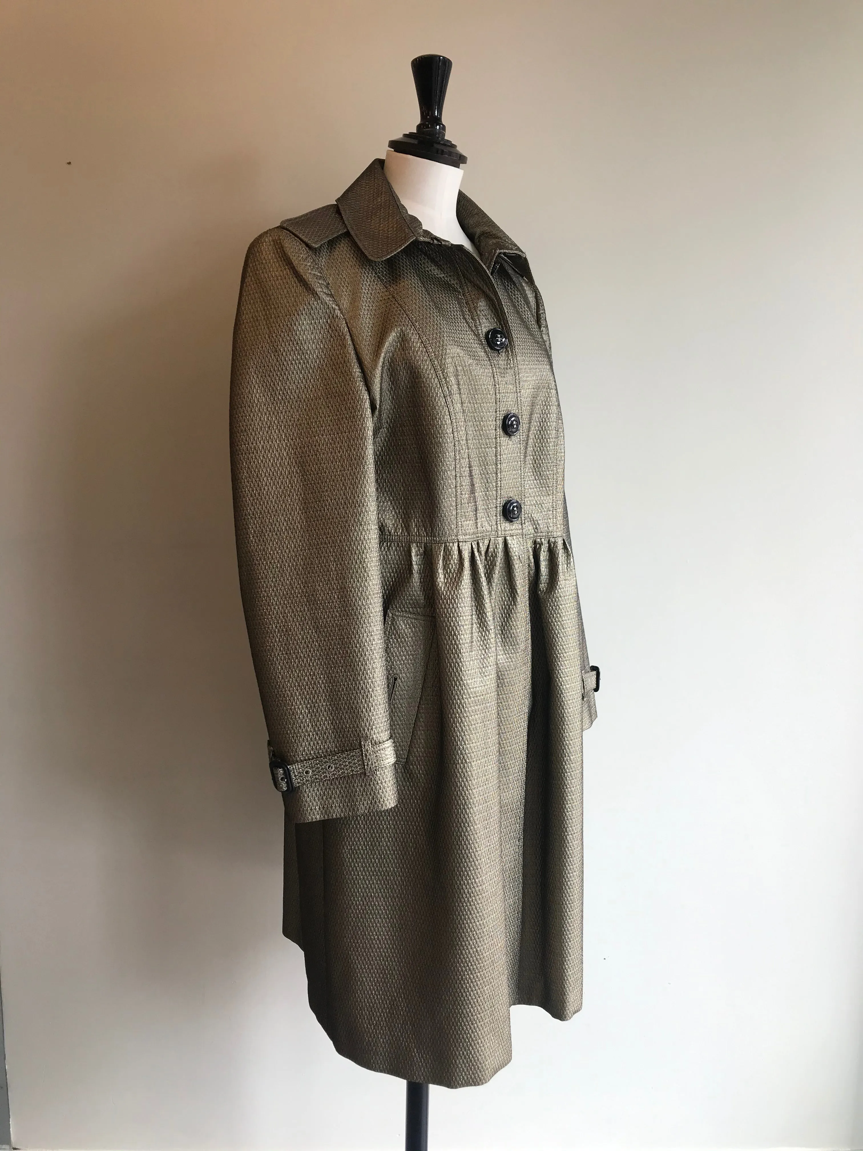 Bronze Jacquard Coat