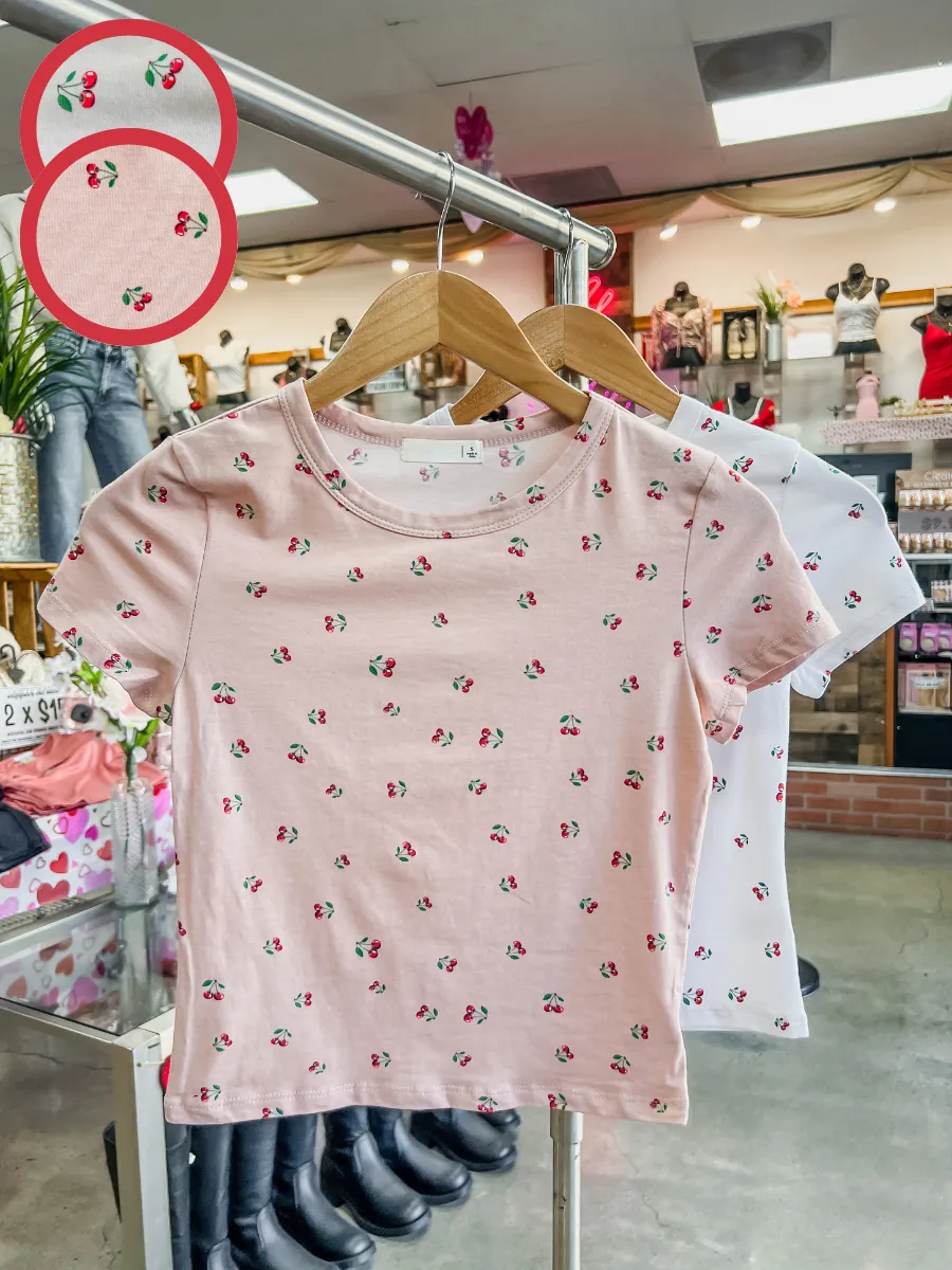 Cherry On Top Baby Tee