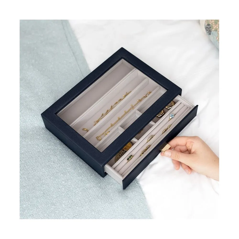 Classic Jewellery Box Display Drawer - Navy Pebble - 75786