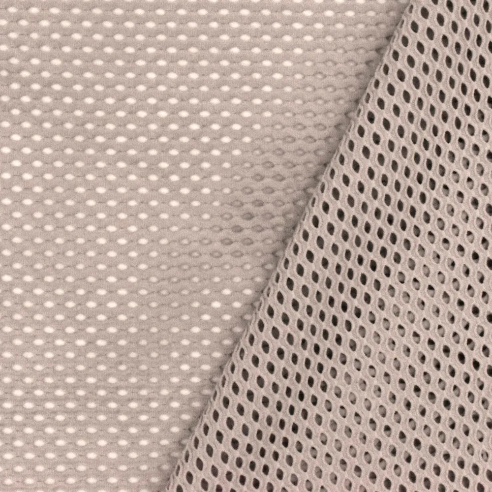 Clay Beige Famous Maker Mesh Stretch Yoga Activewear Knit Fabric