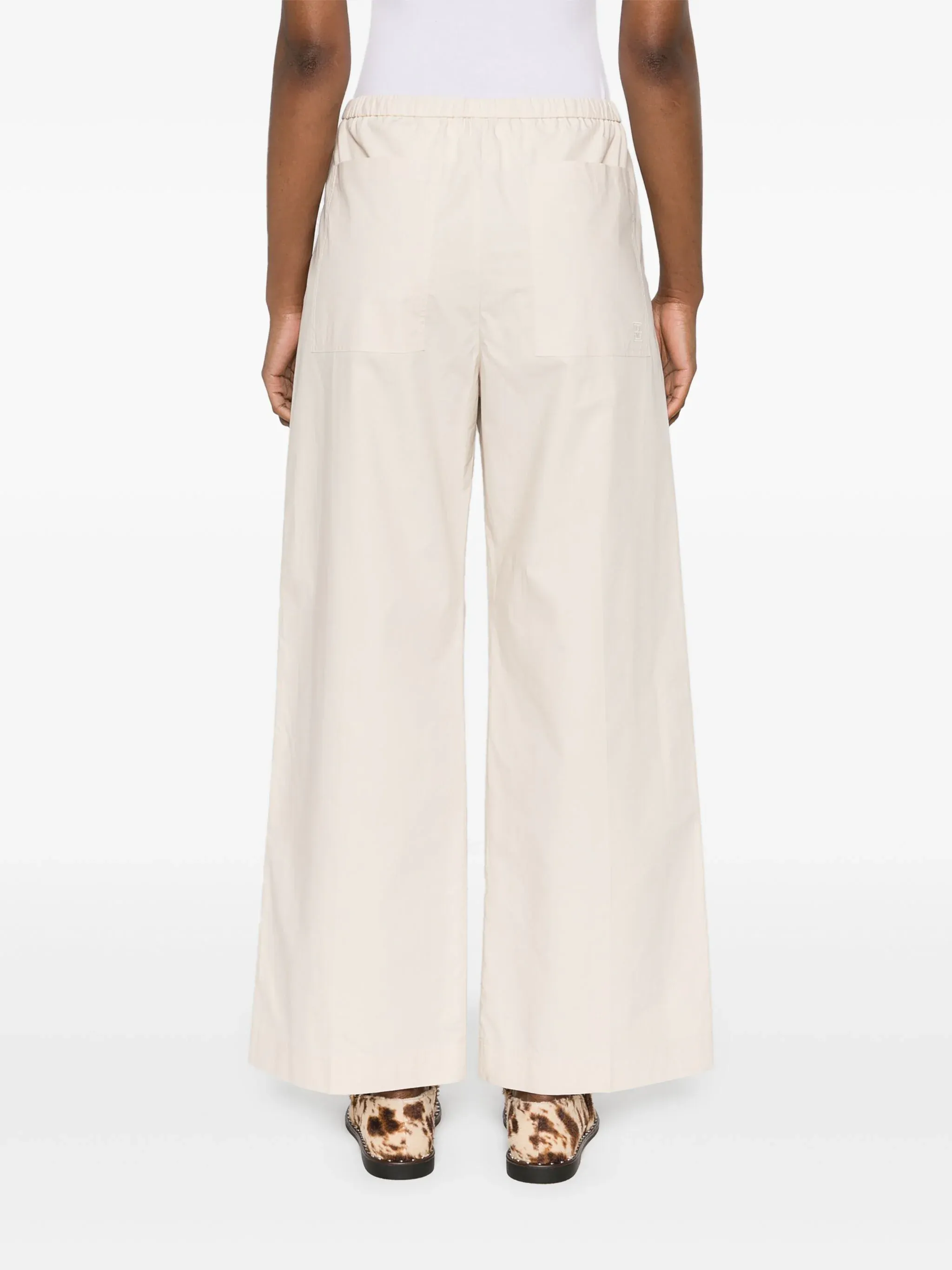 Cotton Drawstring Trousers