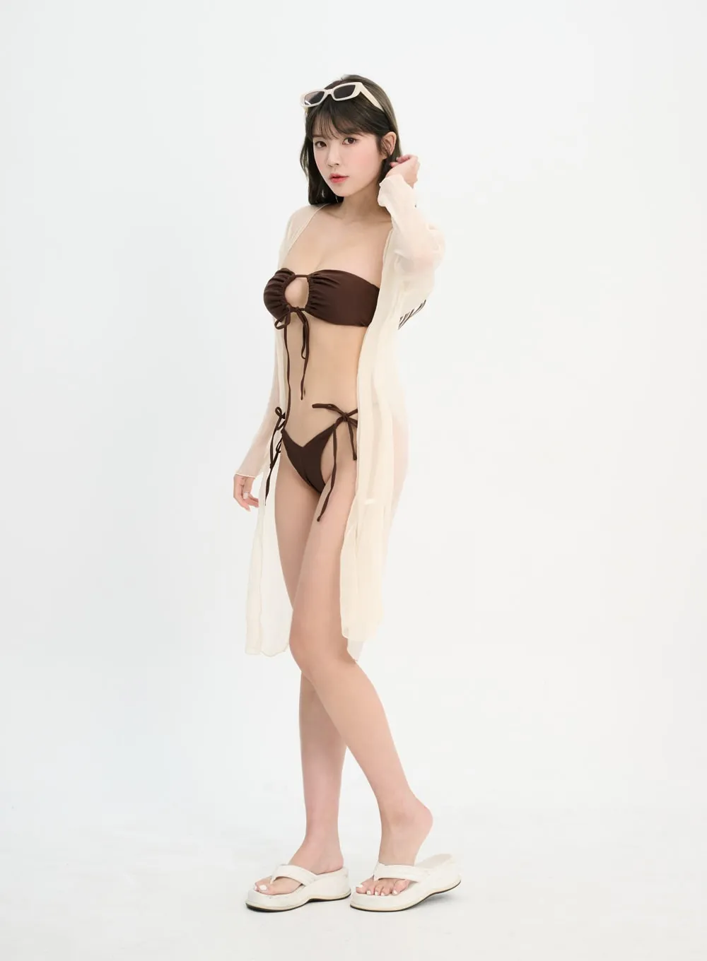 Cover-Up Mesh Robe IM302