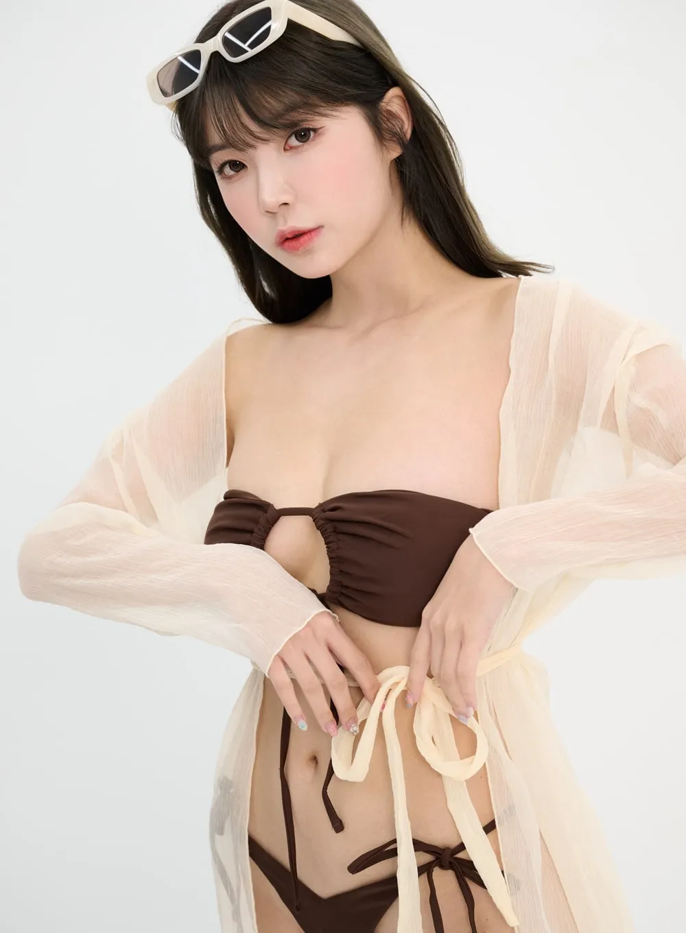 Cover-Up Mesh Robe IM302