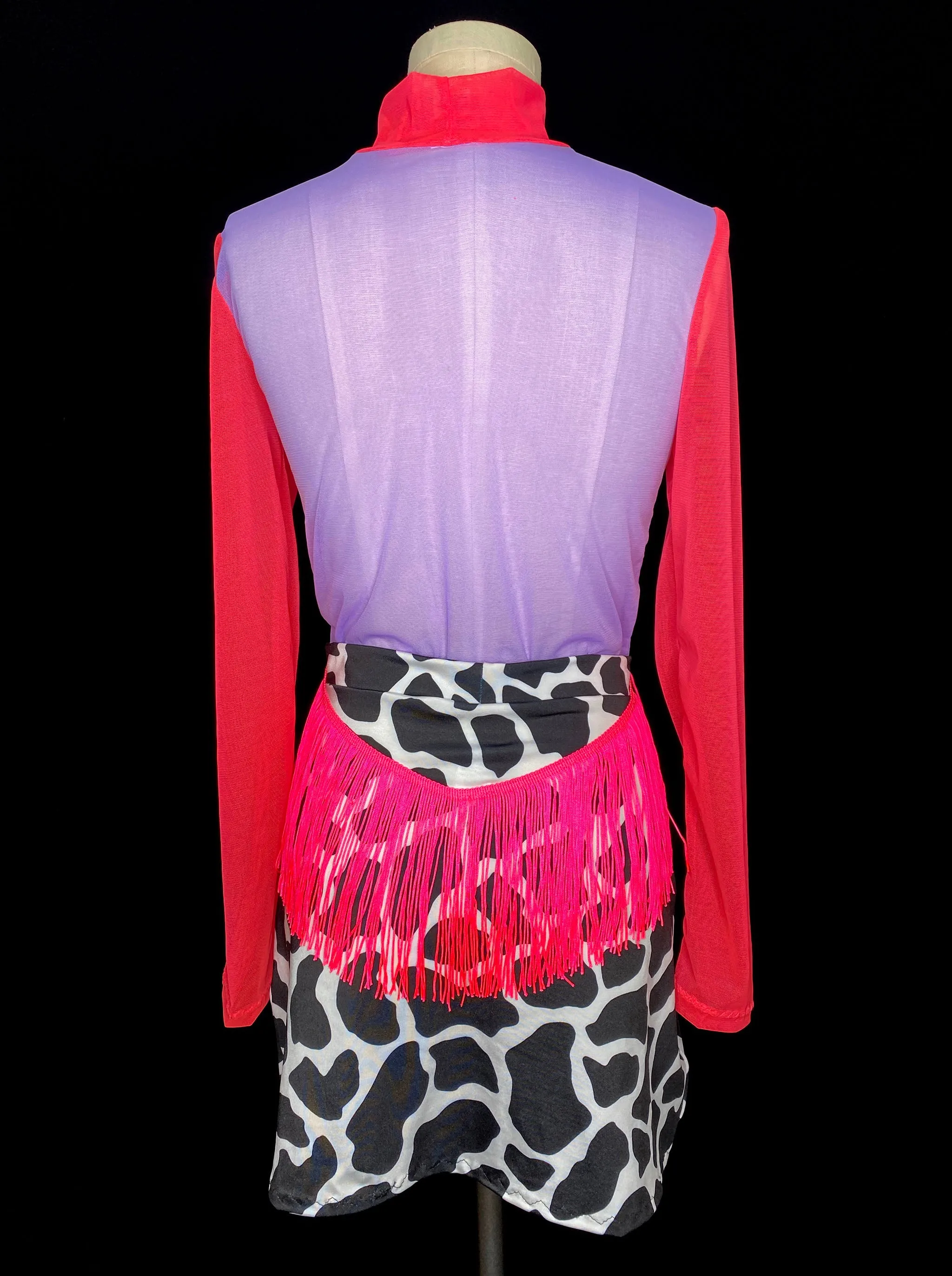 Cowboy Fringe Mini Skirt