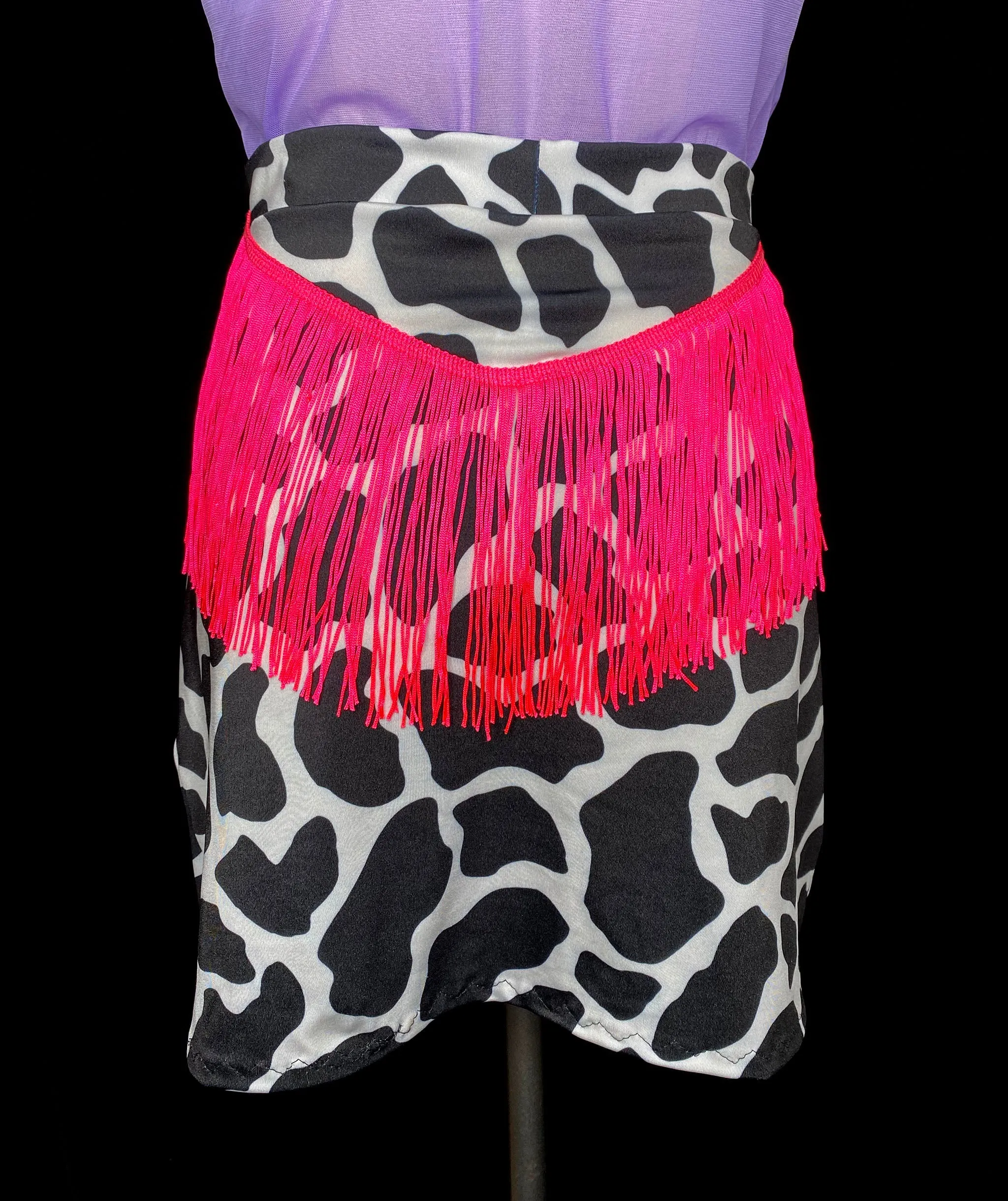 Cowboy Fringe Mini Skirt
