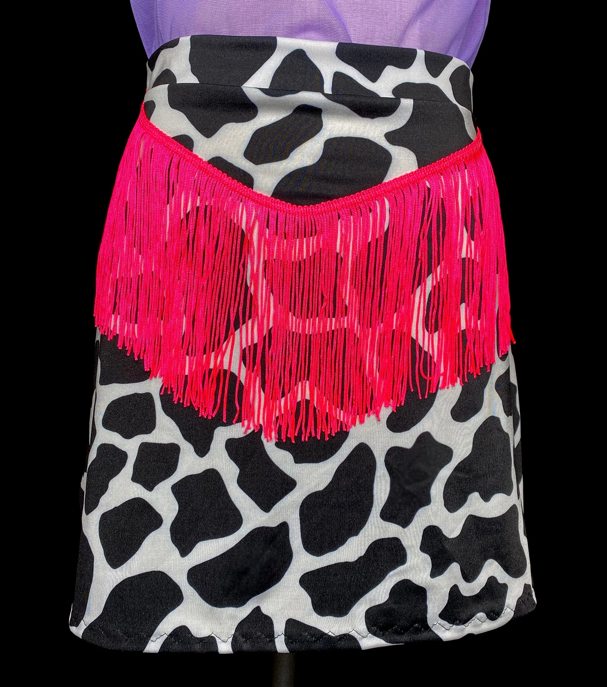 Cowboy Fringe Mini Skirt