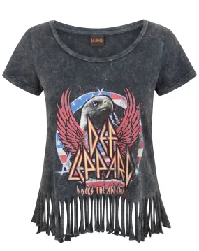 Def Leppard Women's Fringe T-Shirt