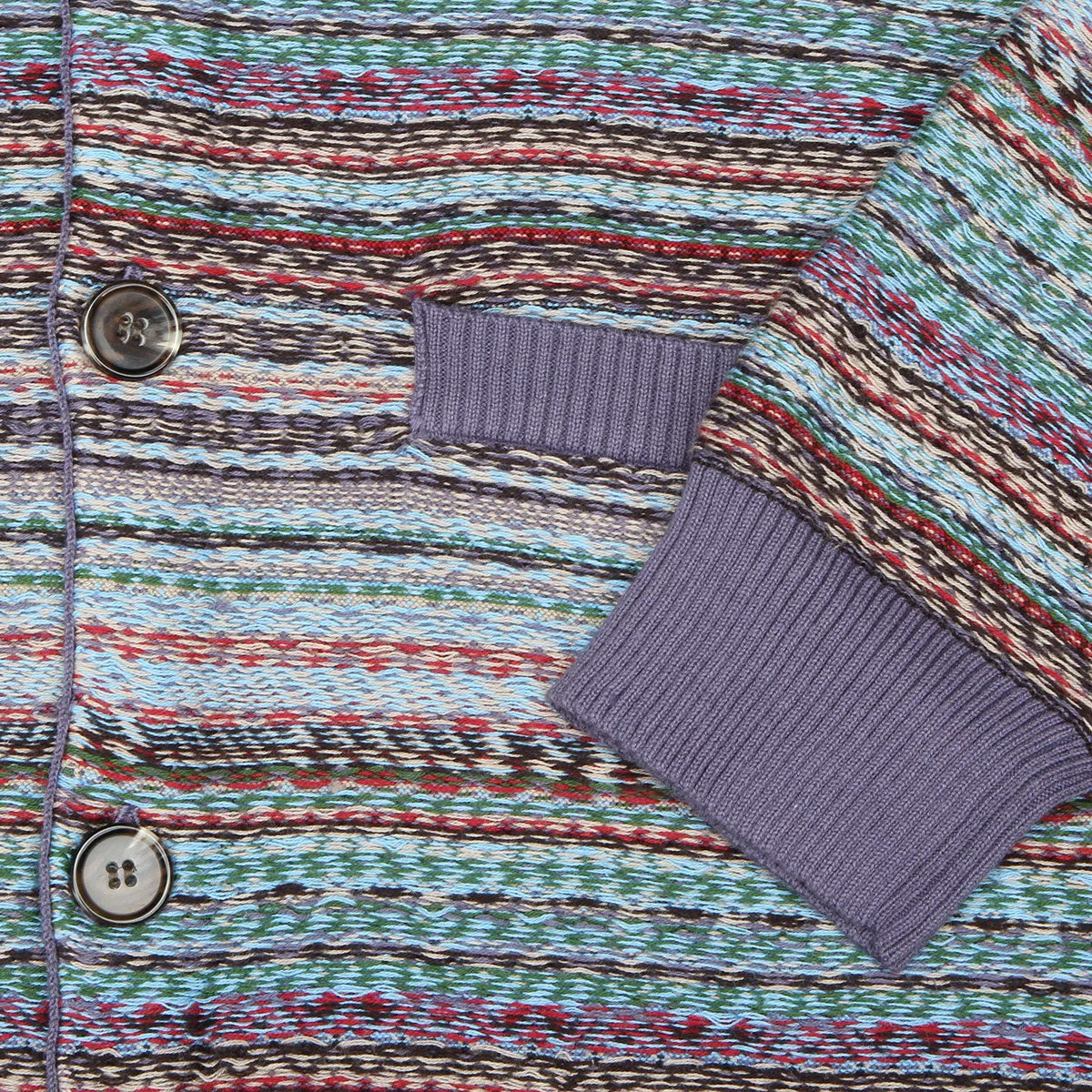 Dill Painting Intarsia Cardigan