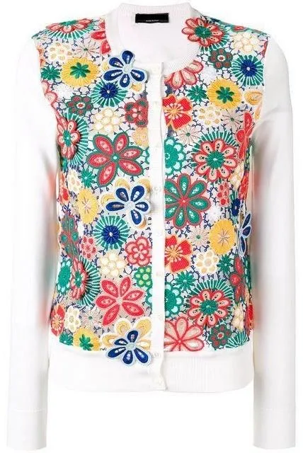 Floral Crochet Cardigan