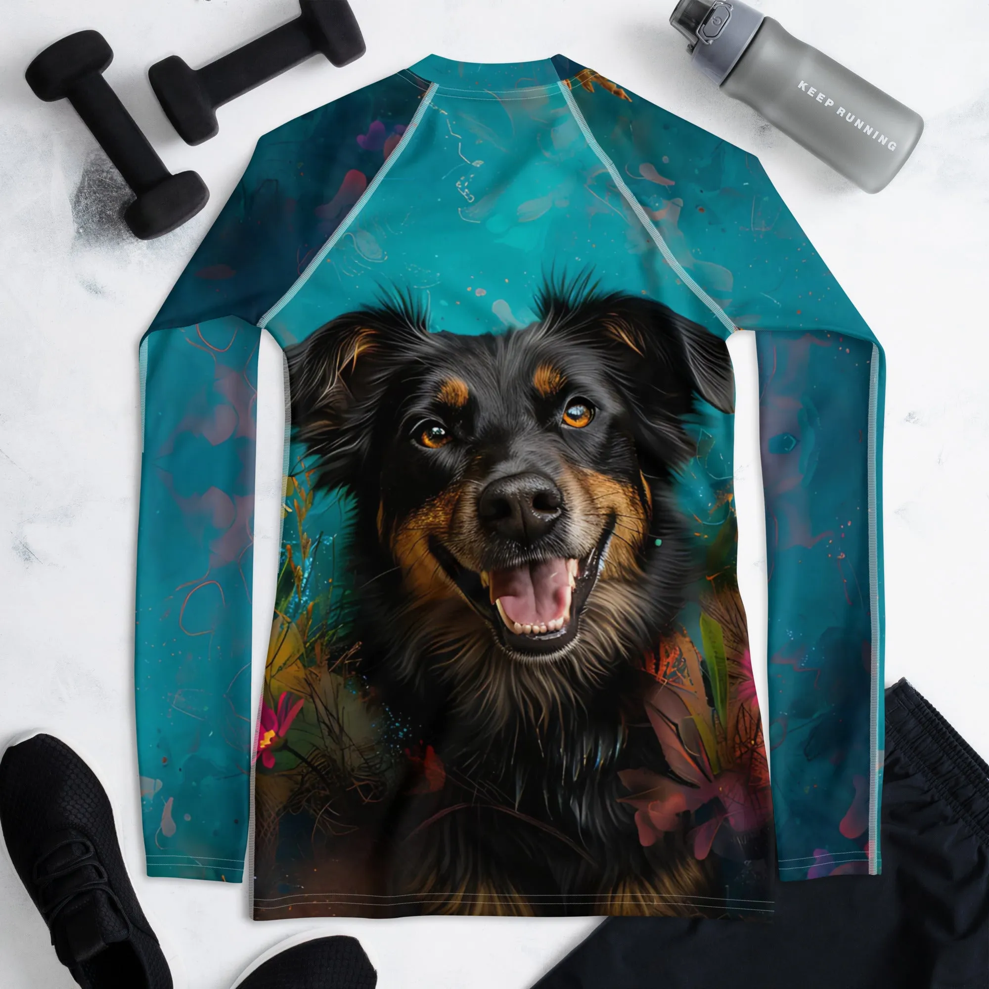 Floral Fetch Women's Rash Guard