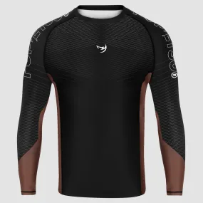 Fumetsu Competitor MK2 Long Sleeve Rash Guard Black/Brown