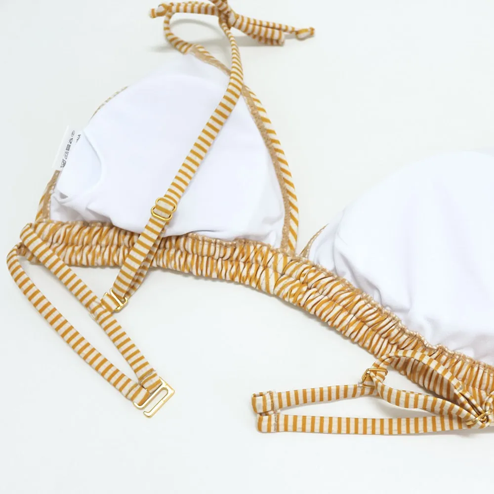 High Waist Belt Bikini Set