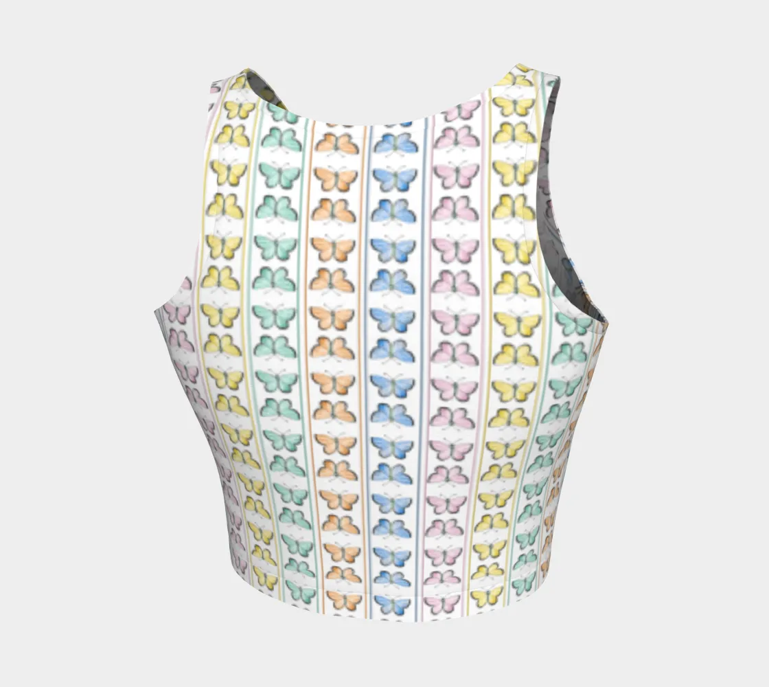 Linear Kaleidoscope Crop T?op
