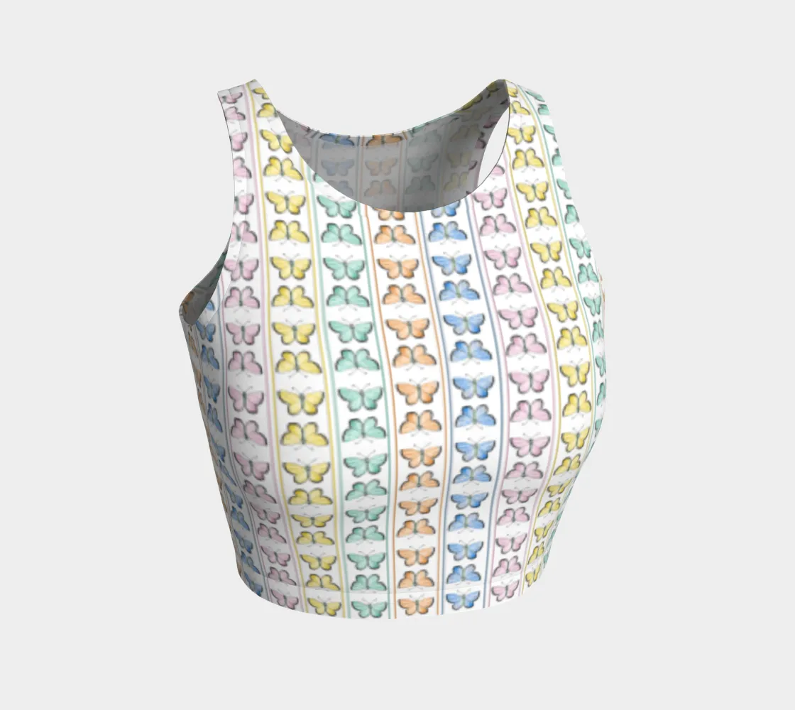Linear Kaleidoscope Crop T?op