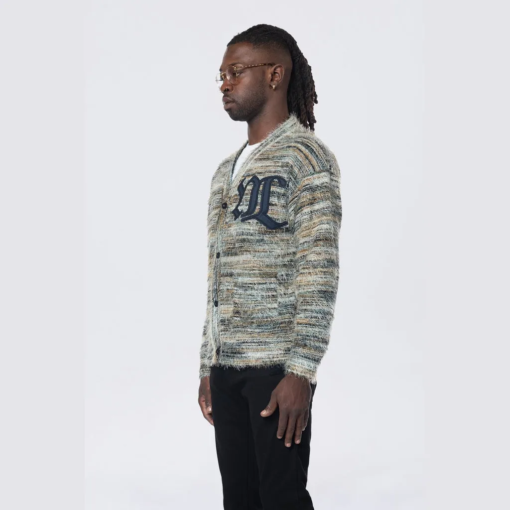 Long Haired Cardigan - Ocean