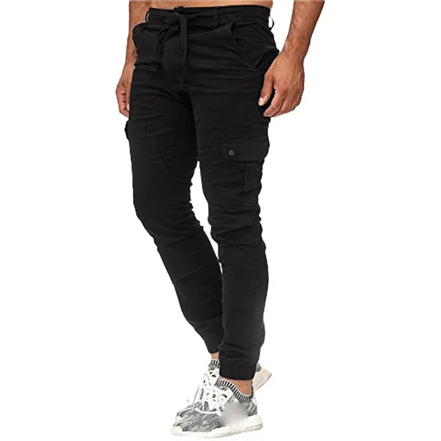 Mens Casual Drawstring Sweatpants Trouser