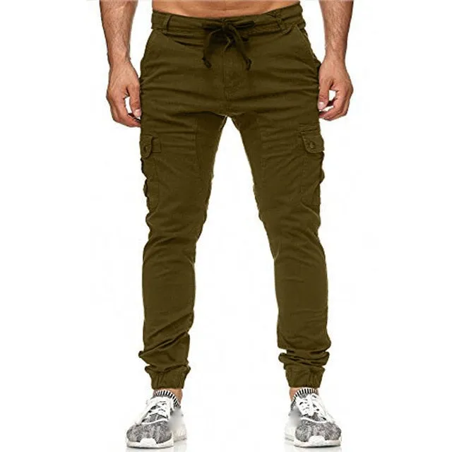 Mens Casual Drawstring Sweatpants Trouser