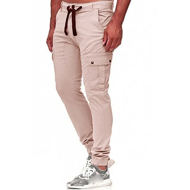 Mens Casual Drawstring Sweatpants Trouser