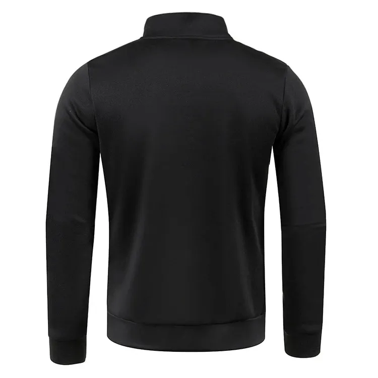 Men's Solid Color Thicker Sweatshirt with Half Zipper - SF0410