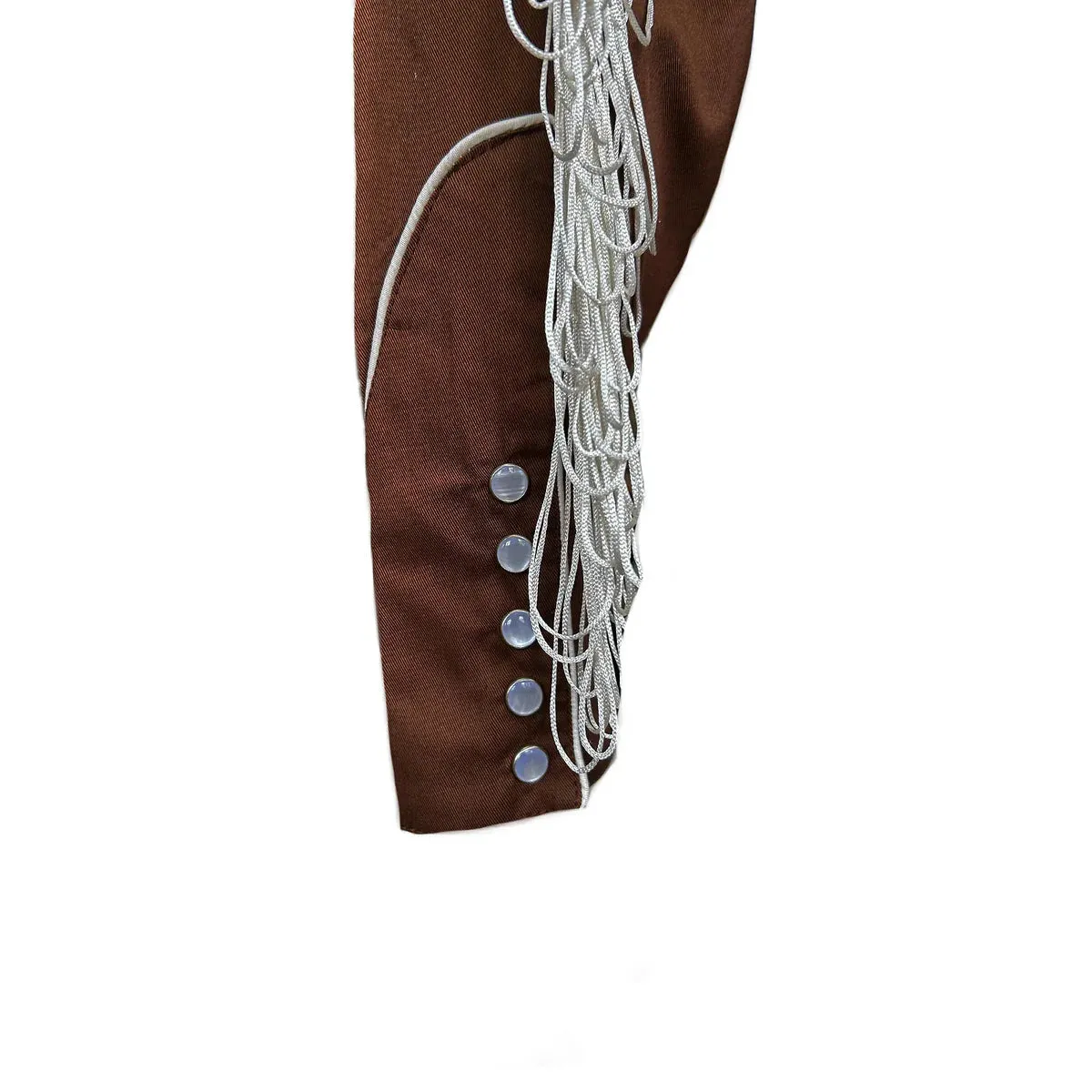 Men's Vintage Western Shirt Collection: Rockmount Fancy Fringe Brown