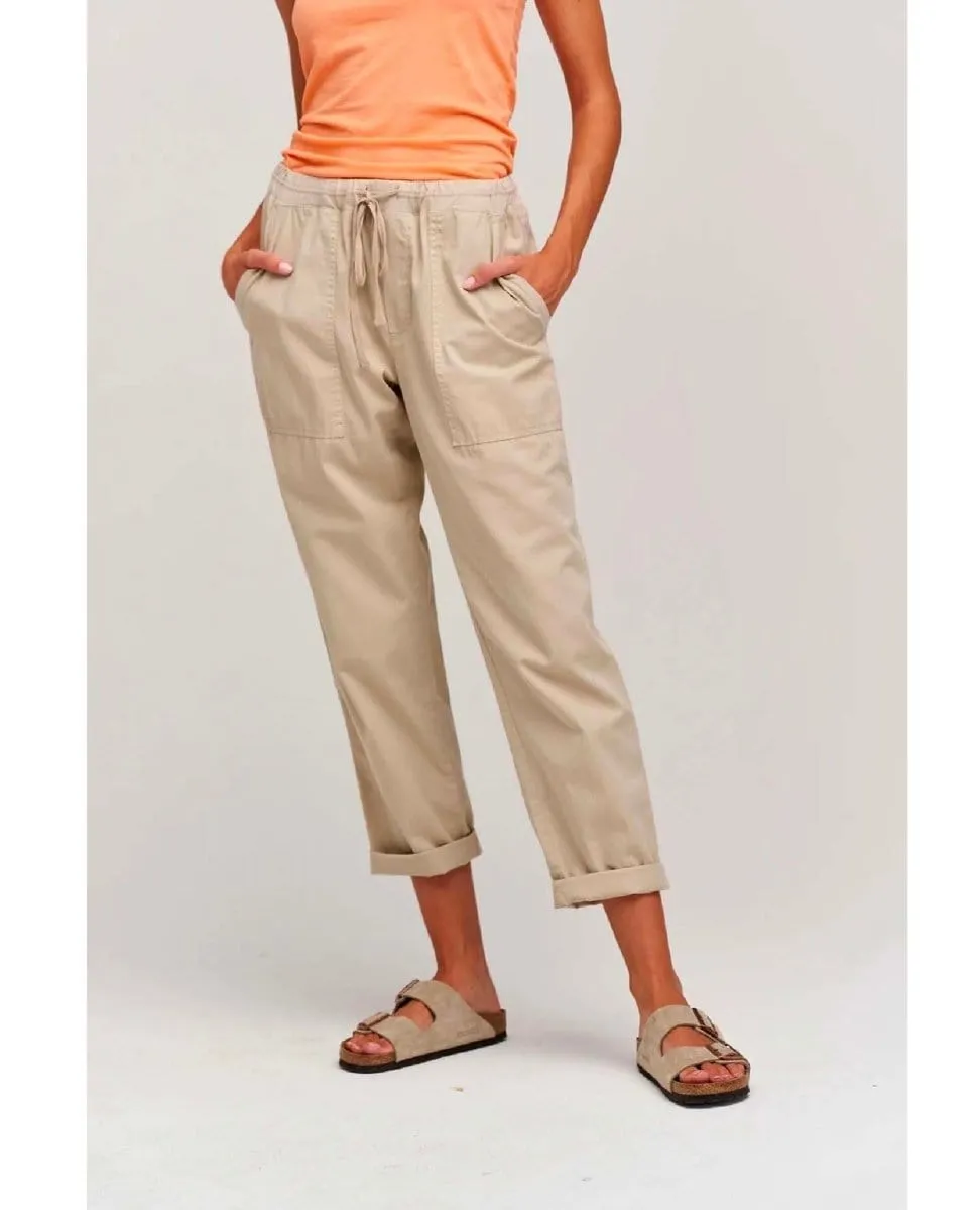 Misty Drawstring Pant Stone