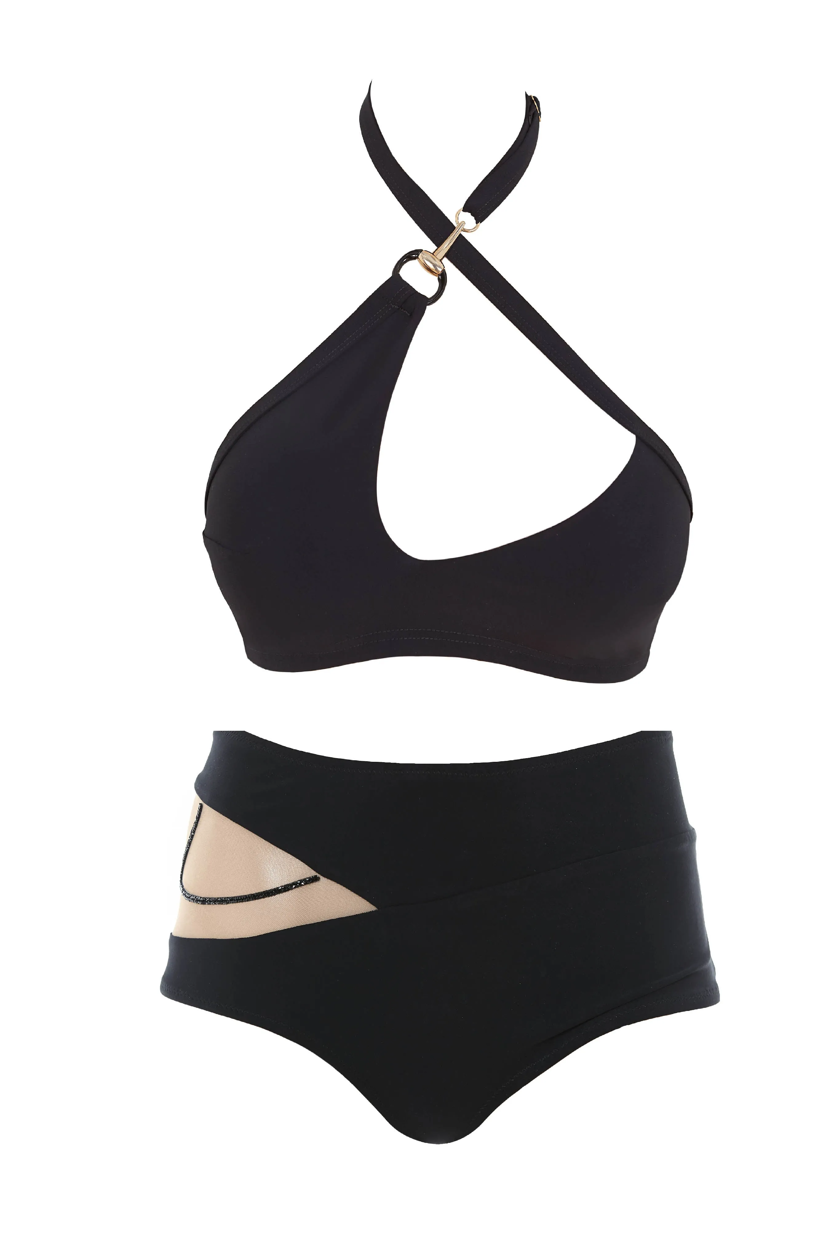 Nikita High waist Bikini featuring Swarovski crystals