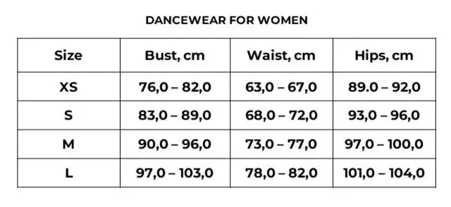 ONDANCE Mitsy Mesh Latin Practice Skirt for Women and Girls Pra 1323