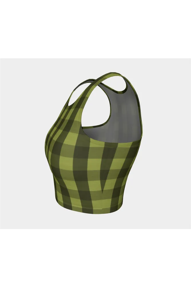 Pepper Stem Plaid Athletic Top