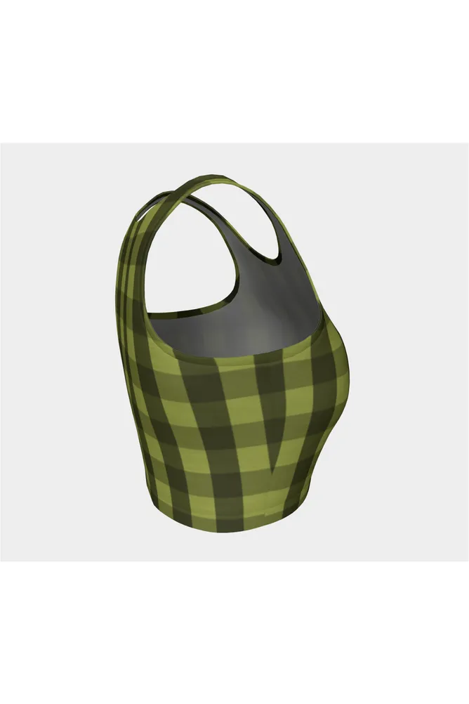 Pepper Stem Plaid Athletic Top