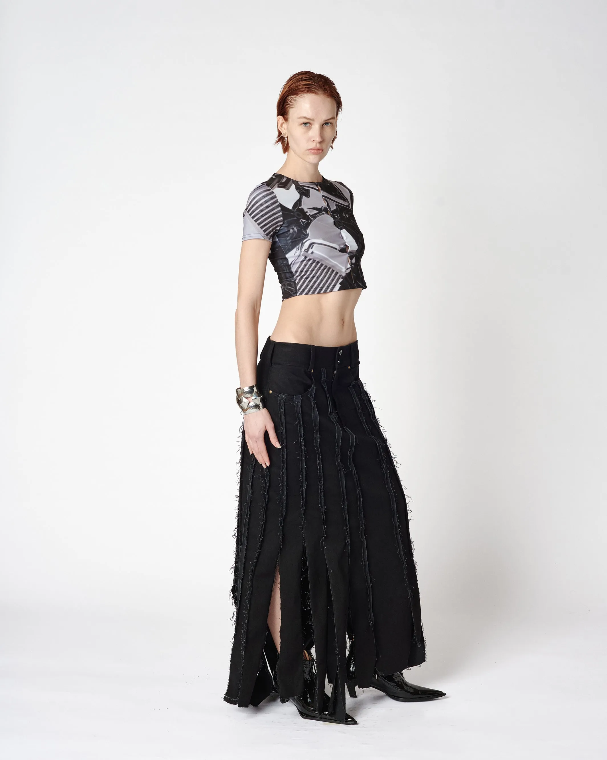 PRINTED CROP TOP