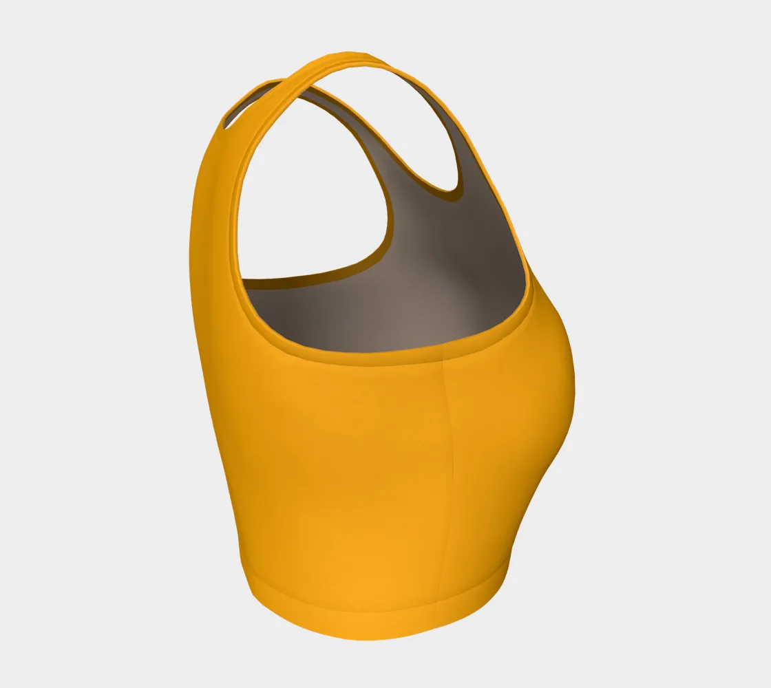 Saffron Athletic Crop Top