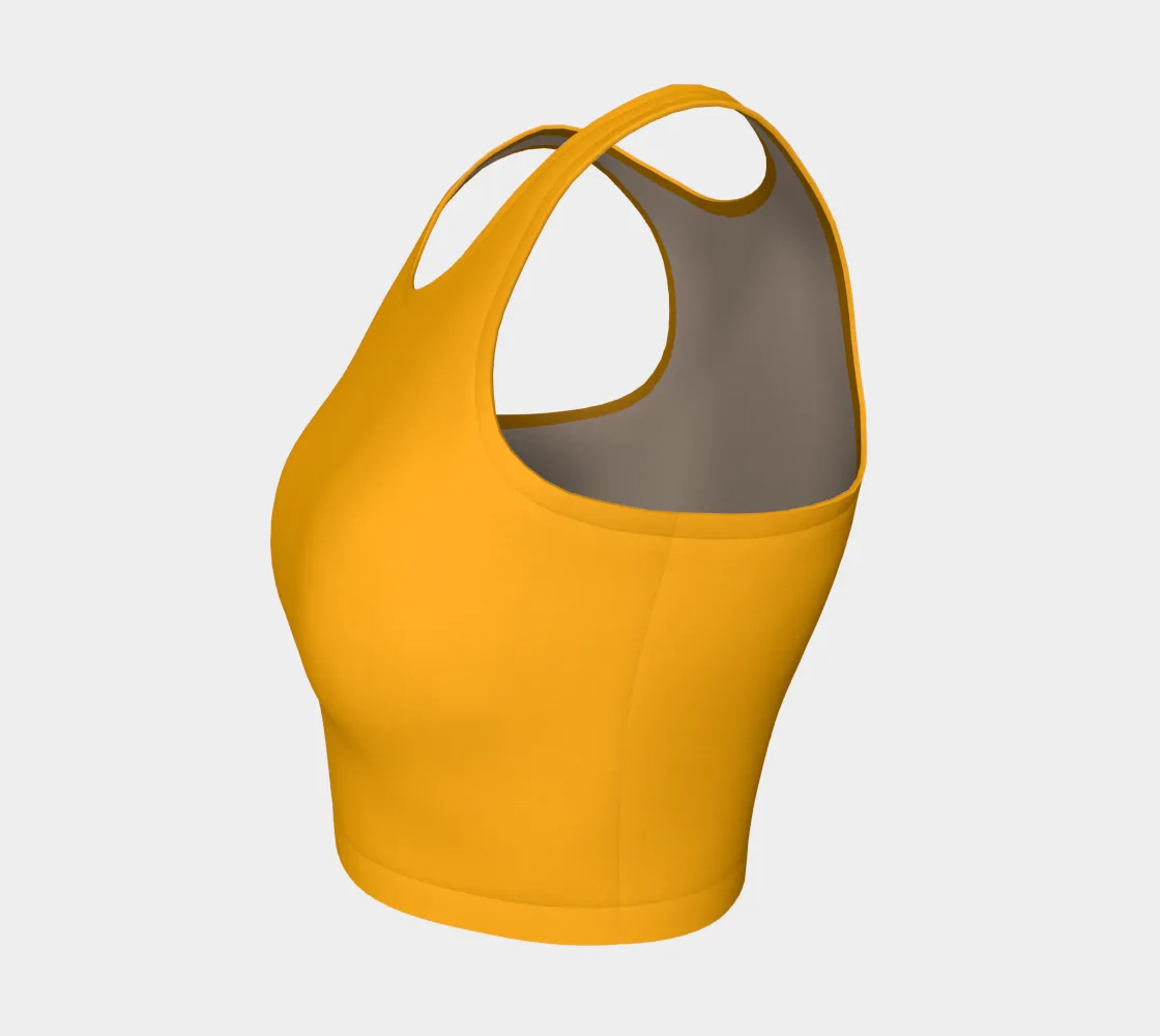Saffron Athletic Crop Top