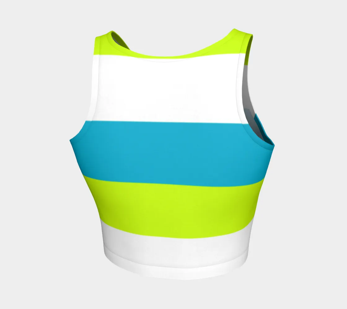 Vibrant Athletic Crop Top