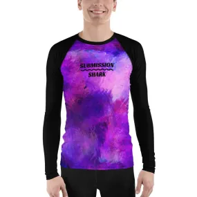 Violet Psionic ~ Men's BJJ Rash Guard *