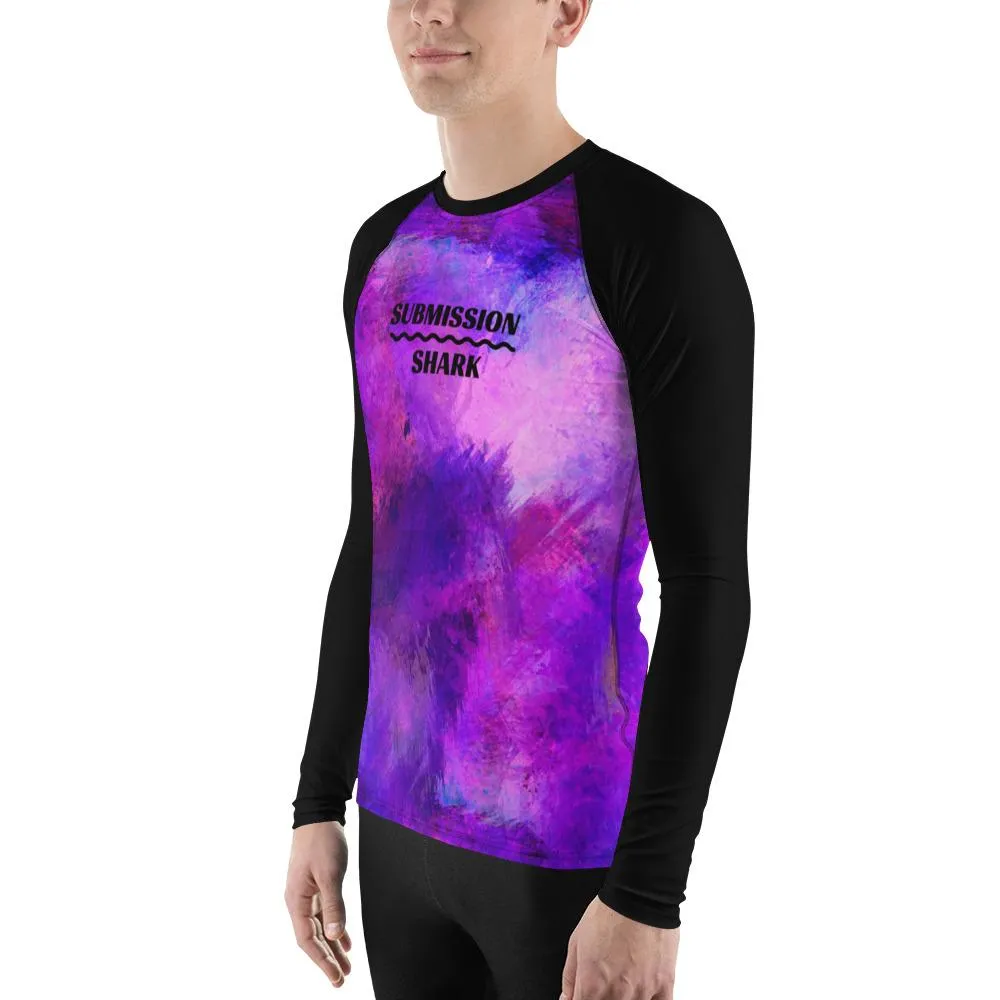 Violet Psionic ~ Men's BJJ Rash Guard *