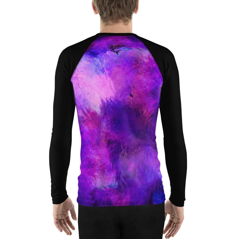 Violet Psionic ~ Men's BJJ Rash Guard *
