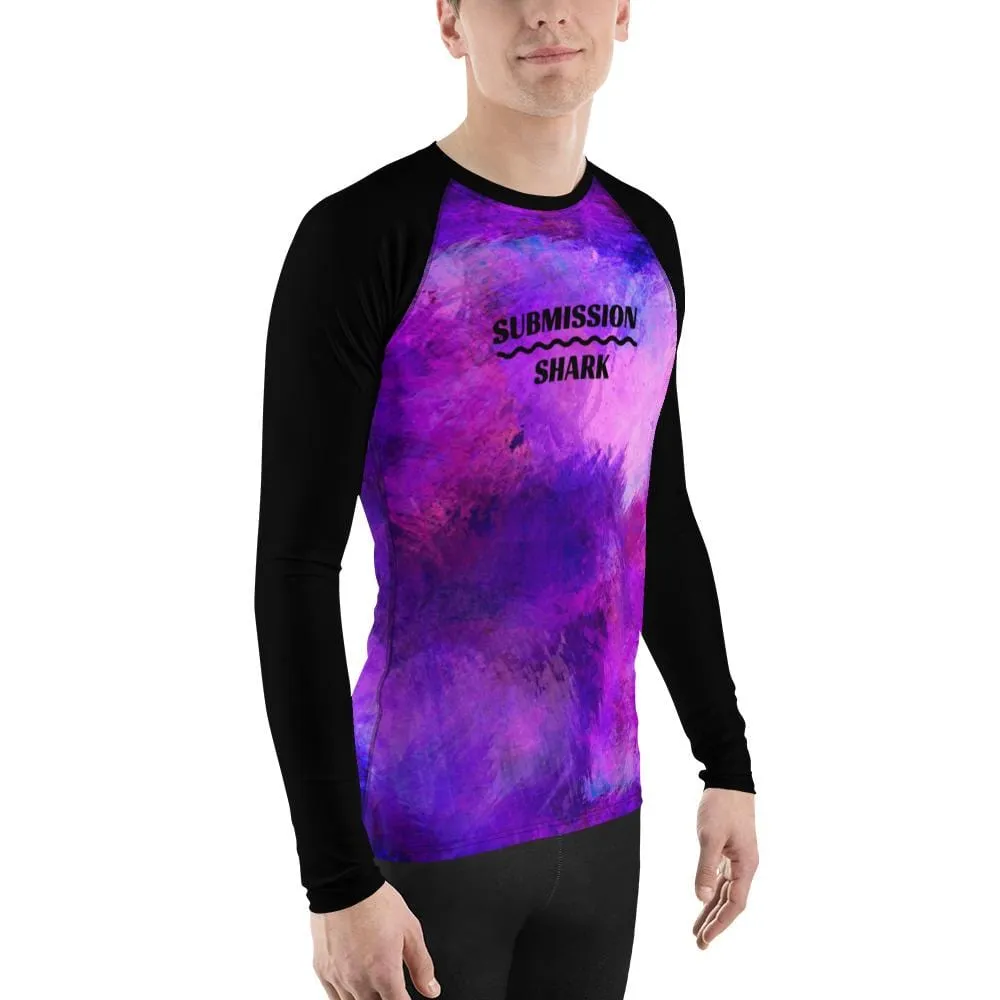 Violet Psionic ~ Men's BJJ Rash Guard *