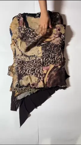 Y2k mesh tops x rare animal print mix (A-10)